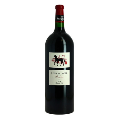 CHEVAL NOIR BORDEAUX Rouge Magnum