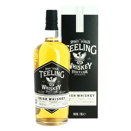 TEELING Iriish Whiskey fini en fut de Stout de la brasserie GALWAY BAY