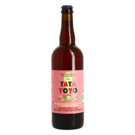 Bière Rouge TATA YOYO Biologique 75cl