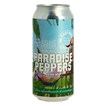 bière Paradise Peppers canette 44cl sichuan/citron