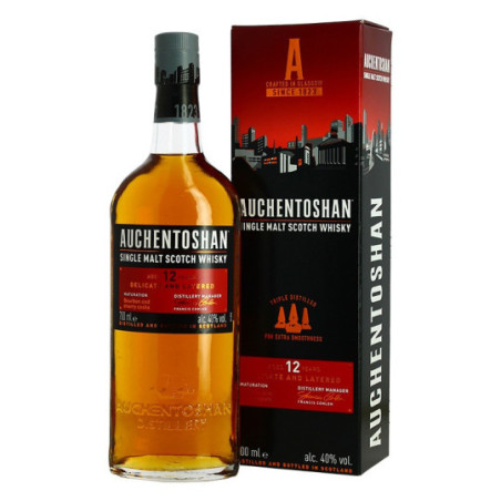 WHISKY AUCHANTOSHAN 12 ANS 70CL